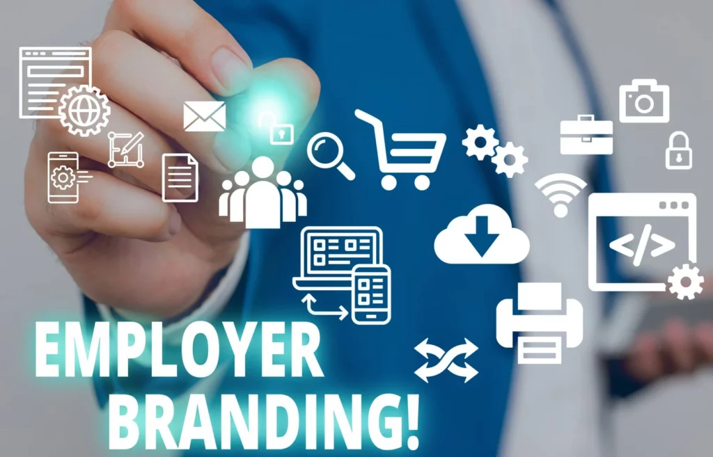 Infografik Employer Branding und Unternehmensidentifikation
